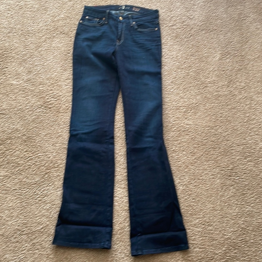 7 For all Mankind dark wash jeans